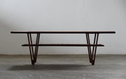 Danish_Mid-Century_Modern_Solid_Teak_Coffee_Table_with_Cane_Shelf_by_Kurt_Østervig,_1950s