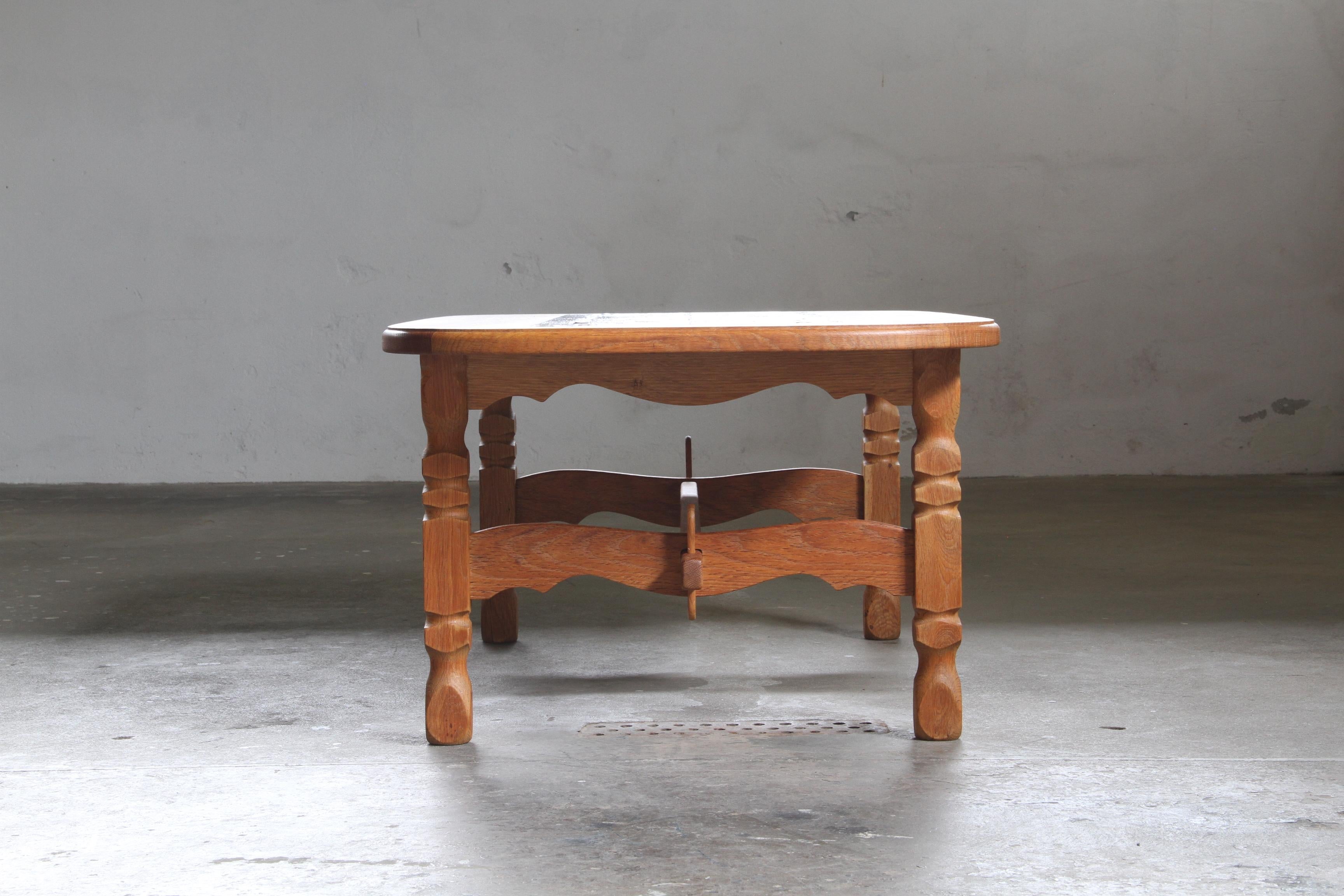 Danish_Mid-Century_Modern_Solid_Oak_Coffee_Table_with_Geometric_Ceramic_Tile_Top,_1960s