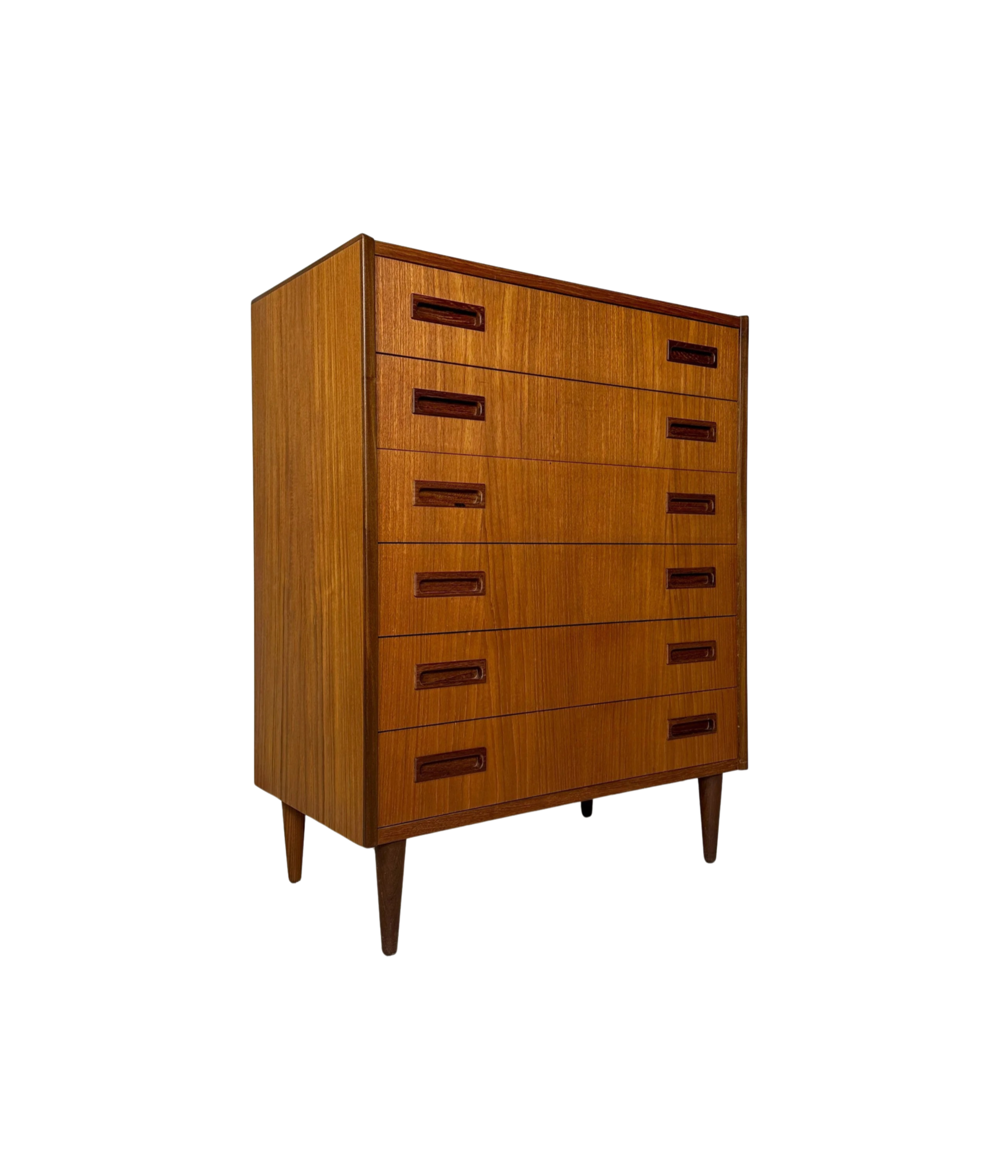 Vintage_Danish_Mid-Century_Modern_Six-Drawer_Dresser_with_Teak_Handles_and_Tapered_Legs,_1960s