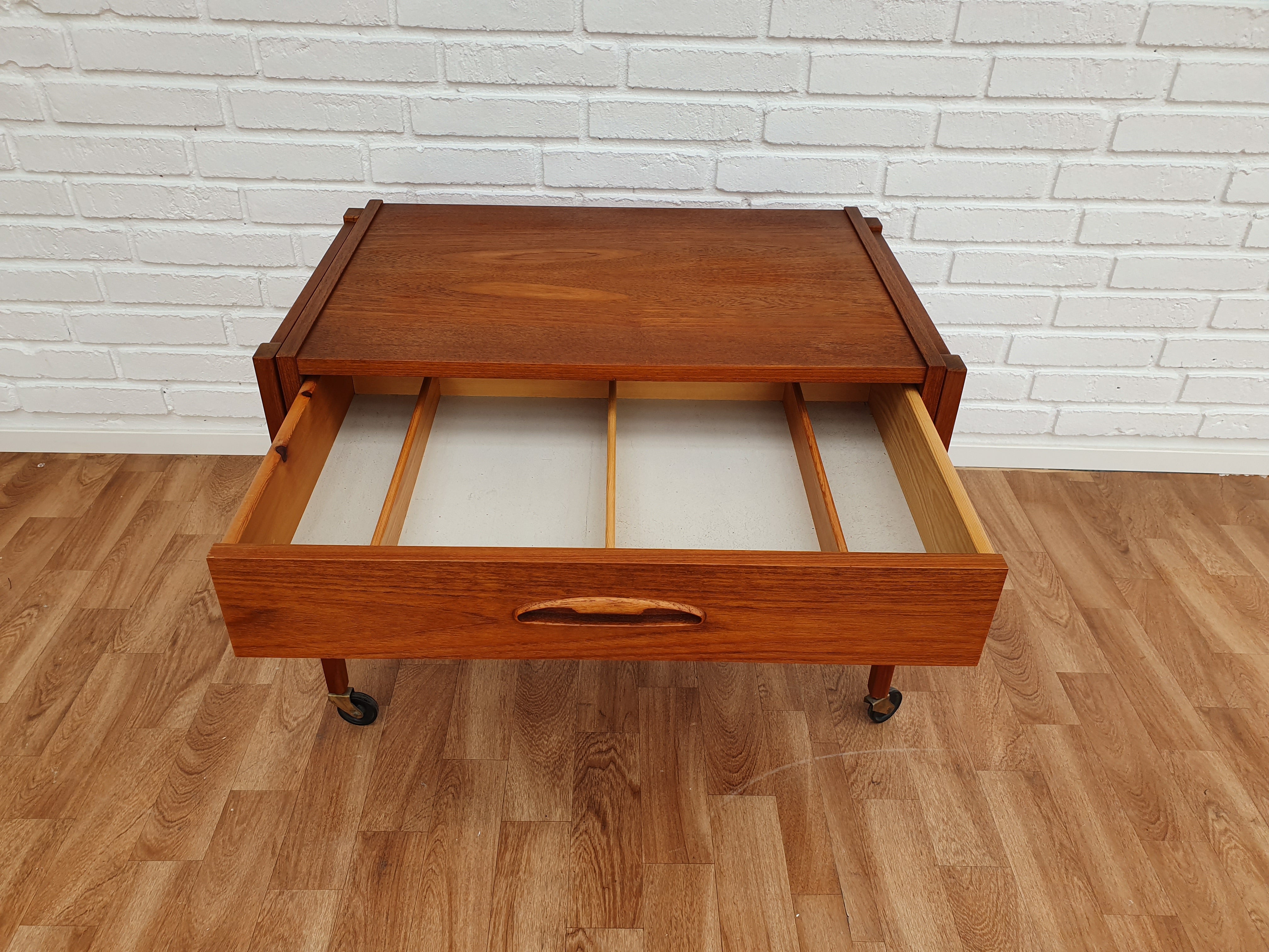 Vintage_Danish_Sewing_Table_in_Teak_and_Rattan_circa_1960_Denmark