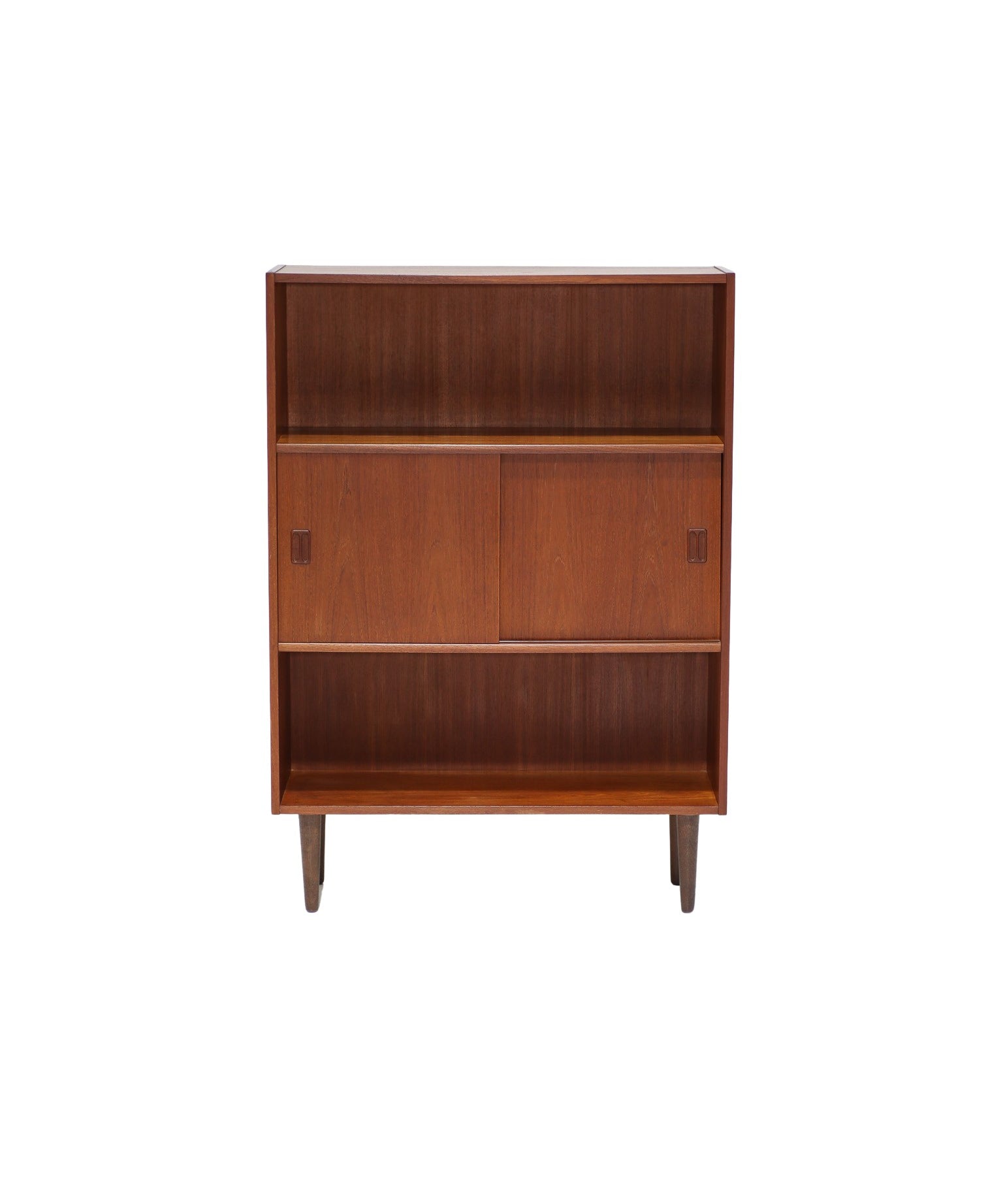 Vintage_Danish_teak_bookcase_with_doors