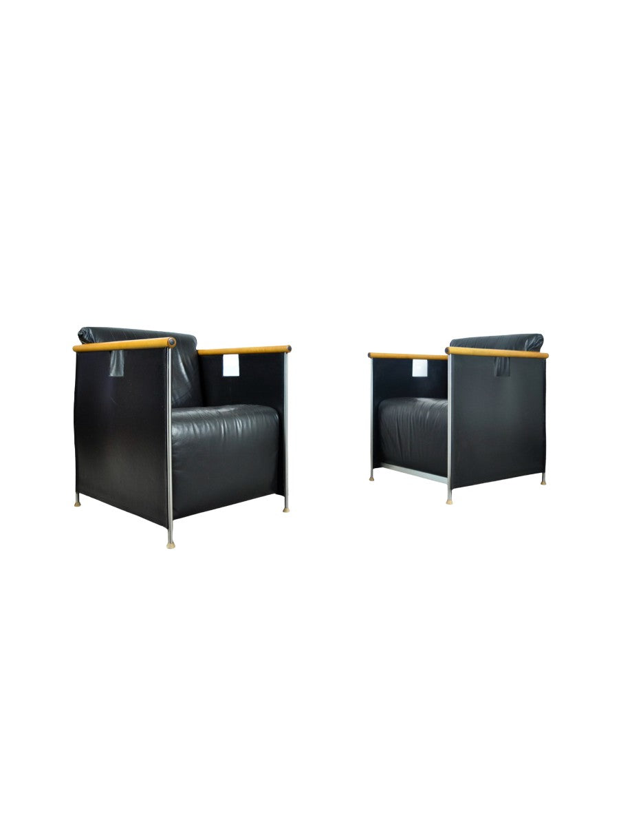 Vintage_easy_chairs_“the_box”_by_Mazairac_&_Boonzaaijer_for_CASTELIJN,_1980s
