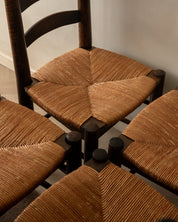Set_of_6_French_Brutalist_Rush_Seat_Dining_Chairs_Attributed_to_Georges_Robert,_1950s