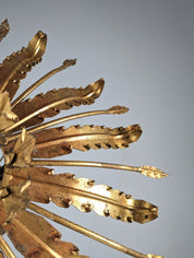 Vintage_gold_leaf_sun_lamp_from_1950s