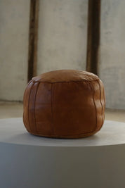 Vintage_Handcrafted_Moroccan_Leather_Pouf_in_Brown_Leather