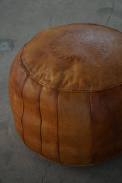 Vintage_Handcrafted_Moroccan_Leather_Pouf_in_Brown_Leather