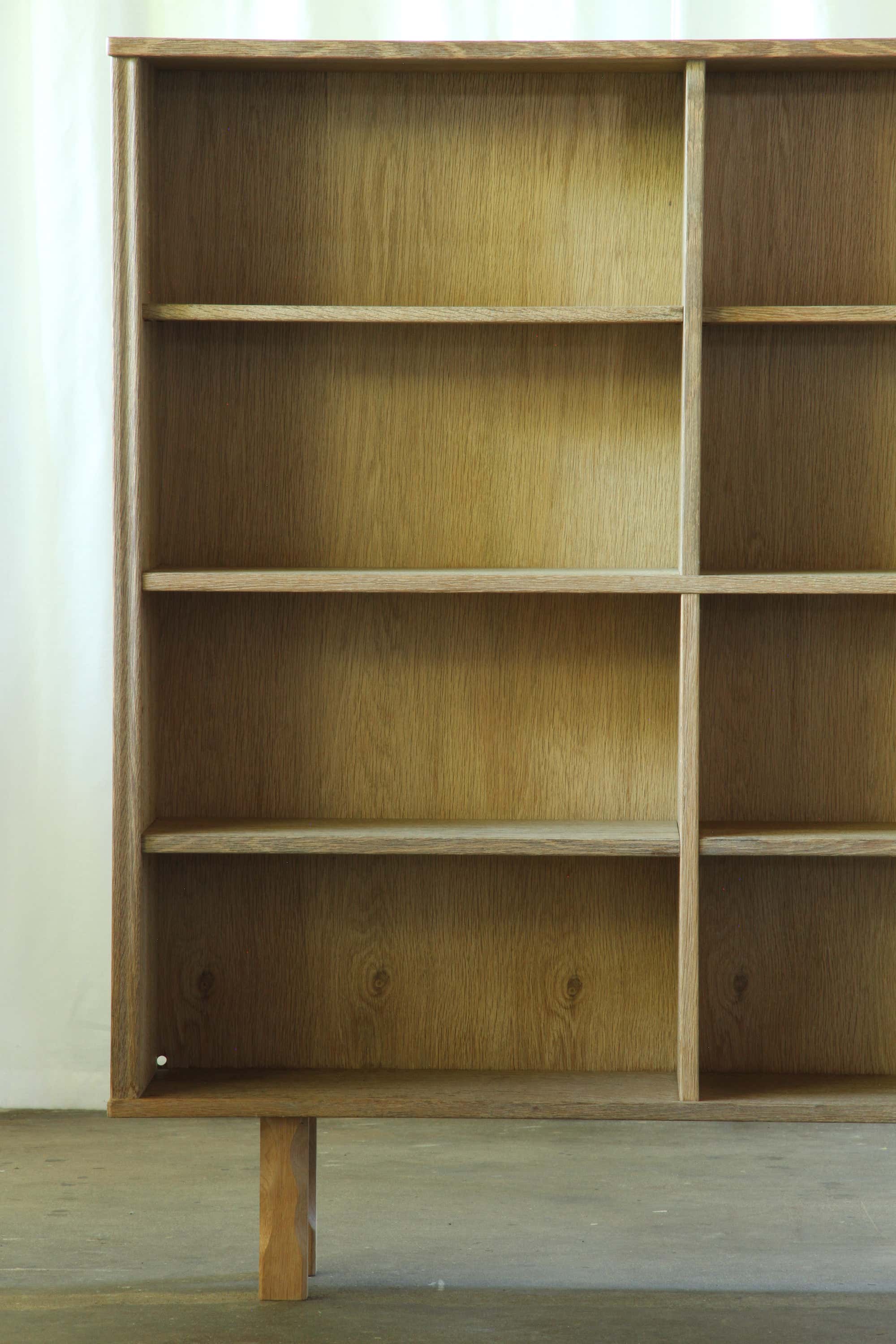 Henning_Kjærnulf_Oak_Bookcase_for_Nyrup_Møbelfabrik,_Danish_Design,_1960s