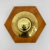 Hexagonal_Pine_Wood_and_Brass_Wall_Lamp,_1970s