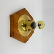 Hexagonal_Pine_Wood_and_Brass_Wall_Lamp,_1970s