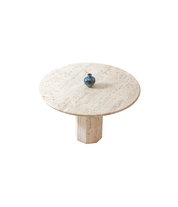 Vintage_Italian_Round_Travertine_Dining_Table,_1970s_Roman_Travertine_Mid_Century_Modern