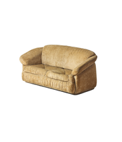 Vintage_Italian_Two_Seater_Plush_Sofa,_Beige_Low_Profile_Lounge_Sofa,_1970s_Mid_Century_Modern