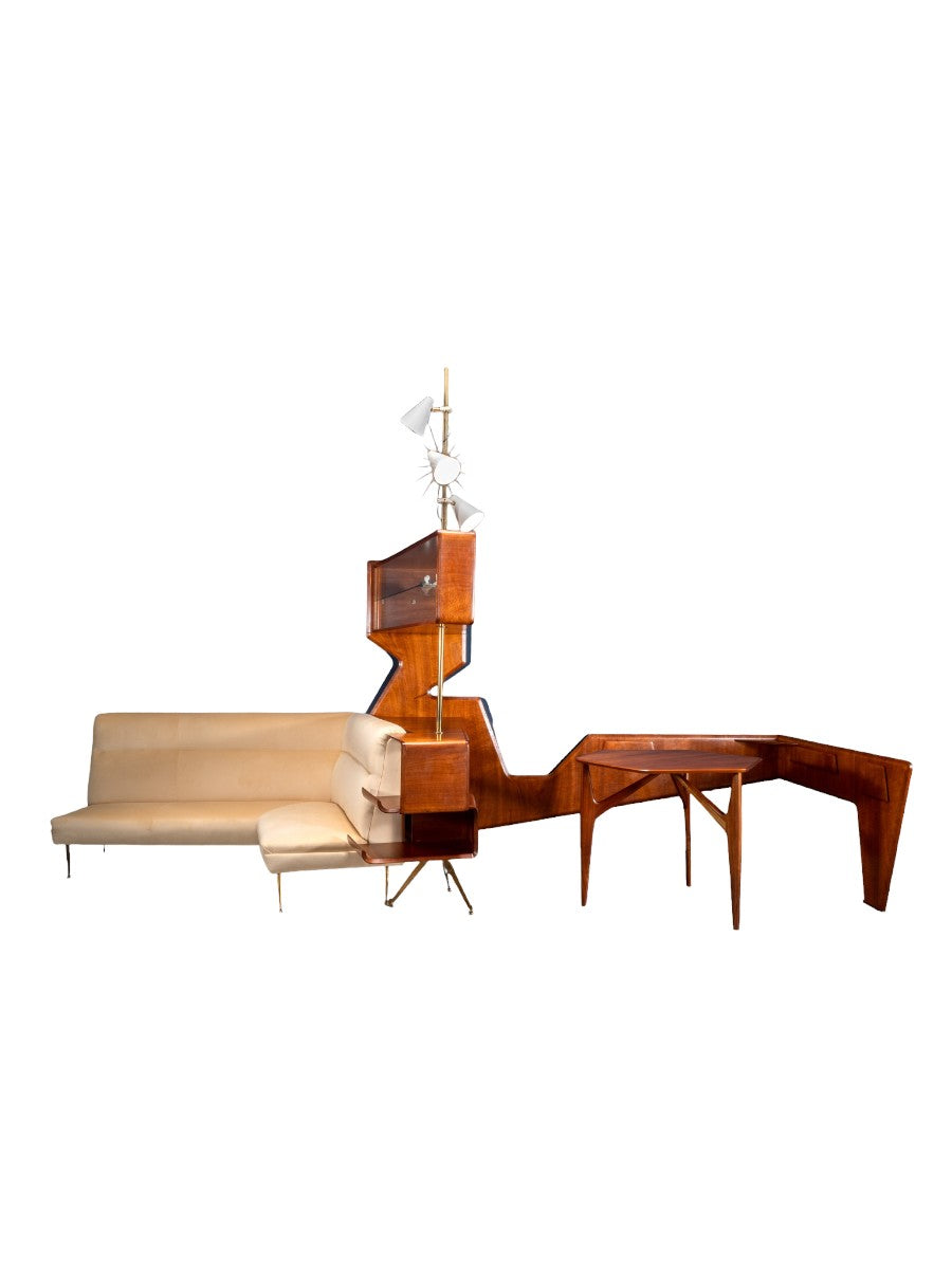 Vintage_Living_Room_Furniture_Unique_Piece_Mahogany_Veneer_1950s