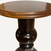 Vintage_Mahogany_Pedestal_Side_Table_with_Brass_Claw_Feet