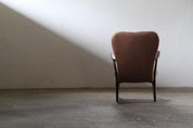 Danish_Mid-Century_Lounge_Chair_in_Dark_Beech_Wood_with_Original_Brown_Upholstery