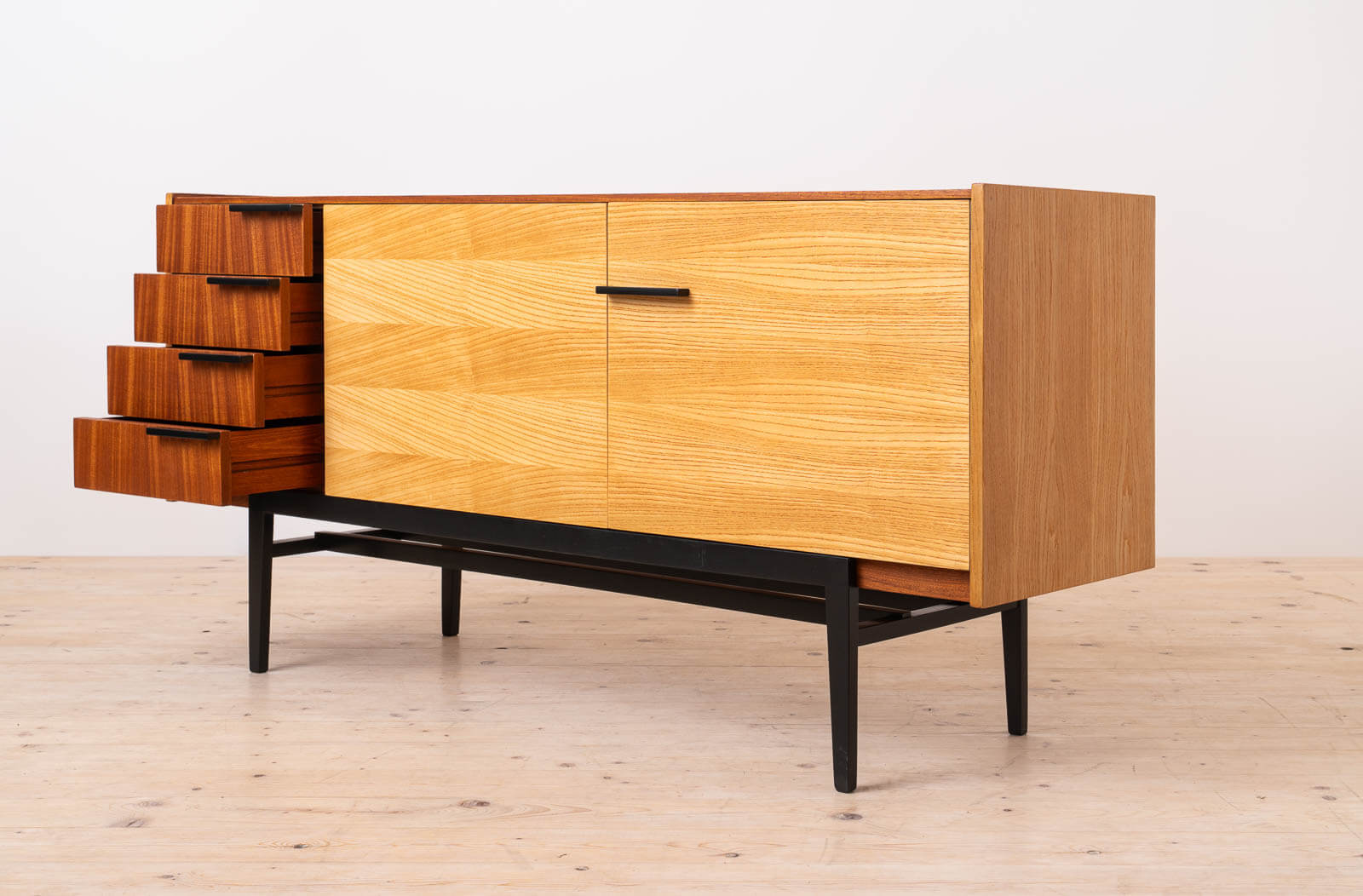 Frantisek_Mezulanik_Walnut_Sideboard_for_UP_Zavody,_Czechoslovakia_1960s