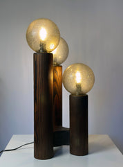Temde_Leuchten_Model_19_Table_Lamp_in_Wood_and_Hand-Blown_Glass
