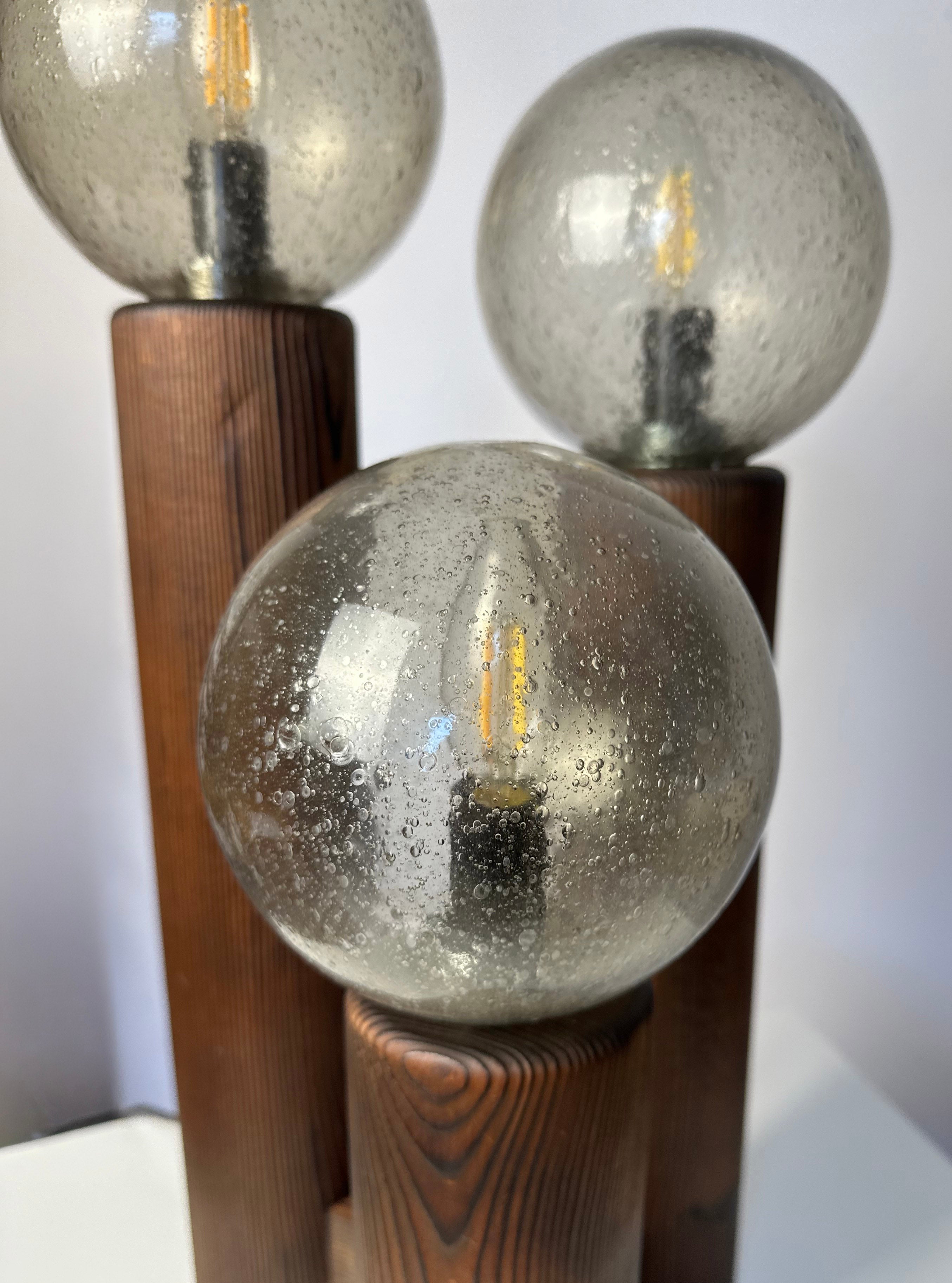 Temde_Leuchten_Model_19_Table_Lamp_in_Wood_and_Hand-Blown_Glass