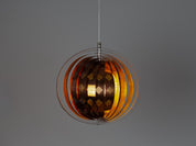 Vintage_Moon_Pendant_Lamp_in_Copper_with_Movable_Crescent_Shades_and_Glass_Diffuser,_Mid-Century_Modern