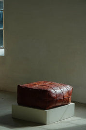 Vintage_Moroccan_Patchwork_Leather_Pouf_in_Brown,_1970s