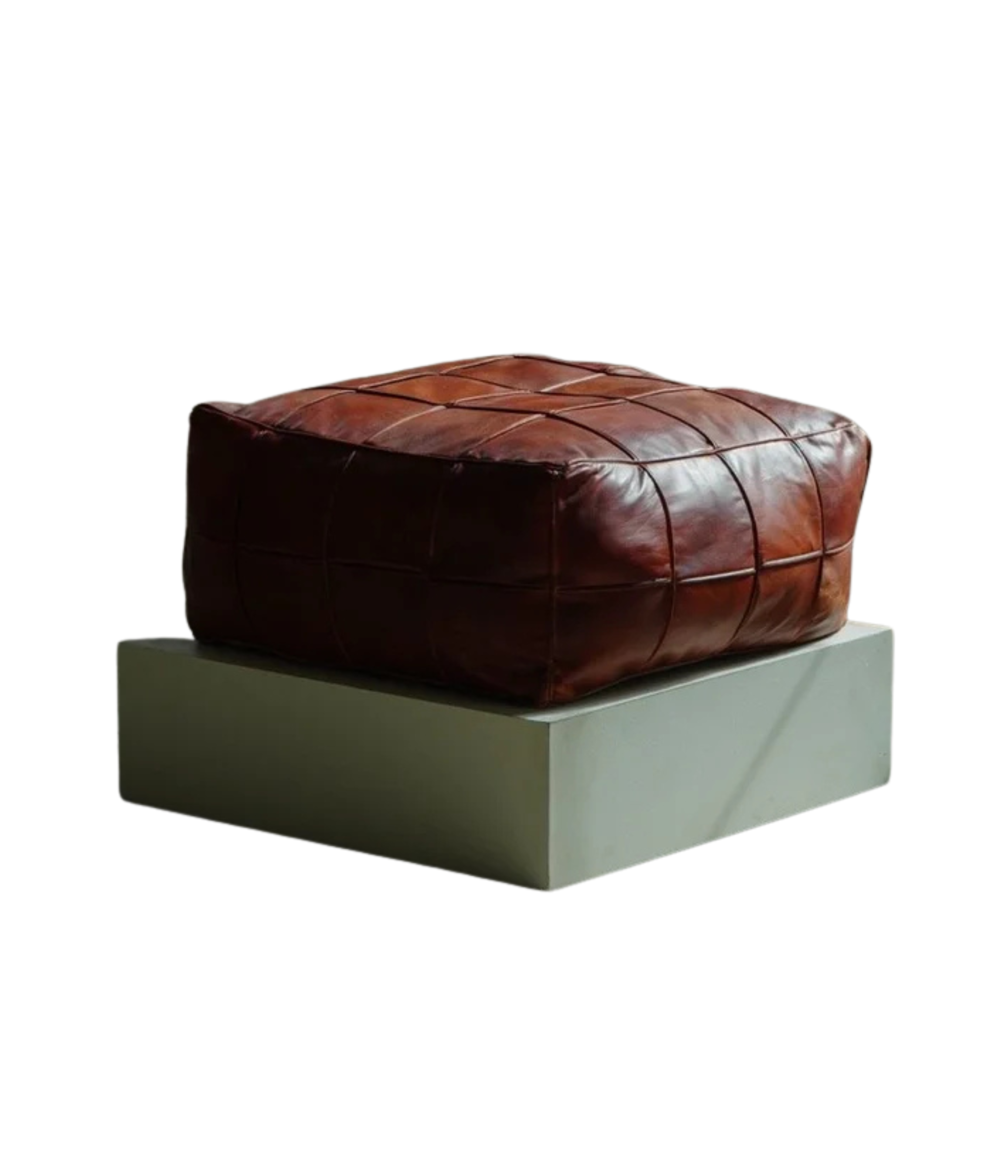 Vintage_Moroccan_Patchwork_Leather_Pouf_in_Brown,_1970s