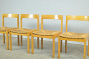 Set_of_4_Vintage_oak_with_wicker_dining_chairs_by_Gerard_Geytenbeek,_1960s
