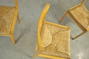 Set_of_4_Vintage_oak_with_wicker_dining_chairs_by_Gerard_Geytenbeek,_1960s