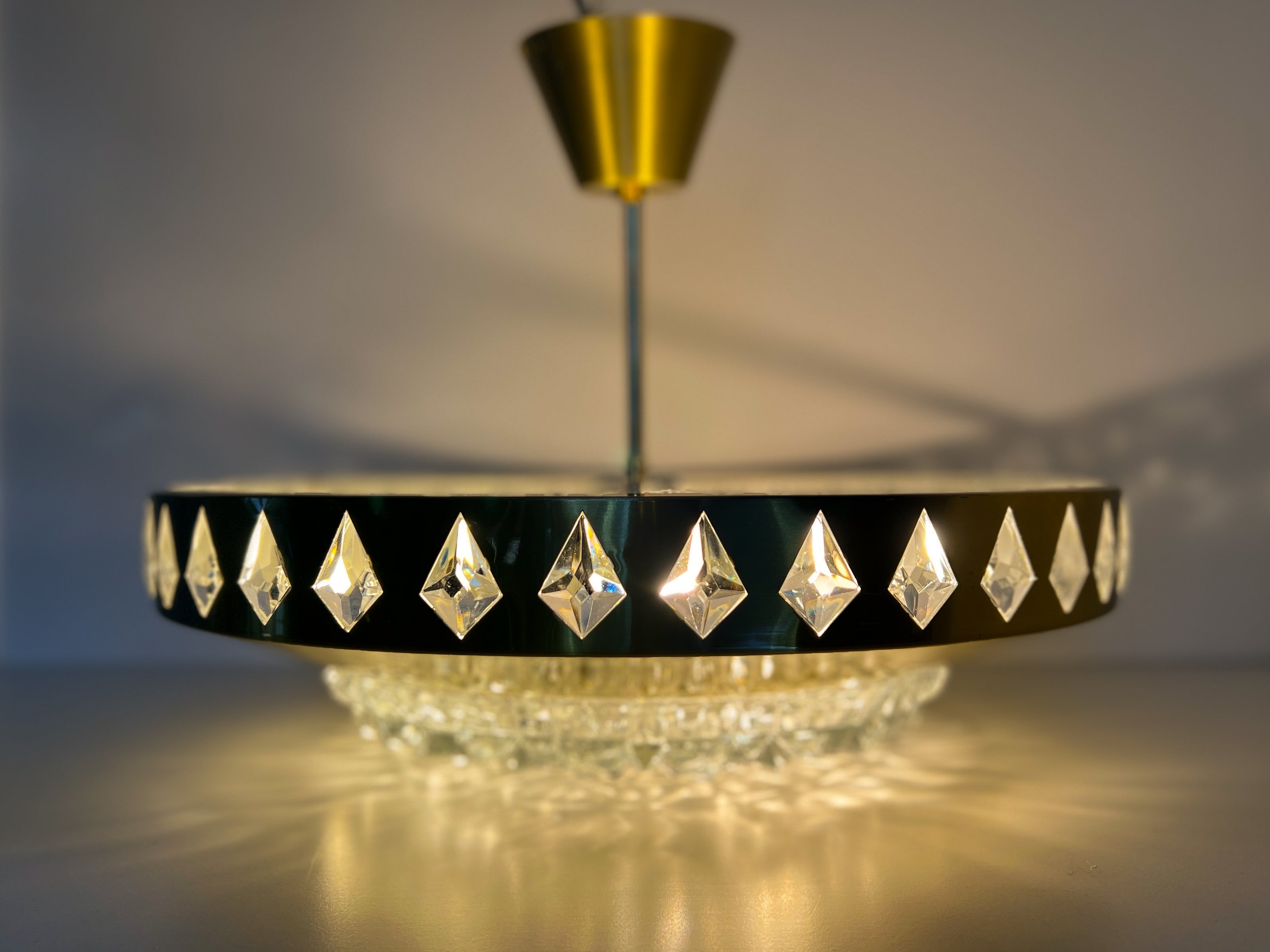 Scandinavian_Brass_and_Crystal_Glass_Pendant_Lamp_by_Vitrika_and_Orrefors