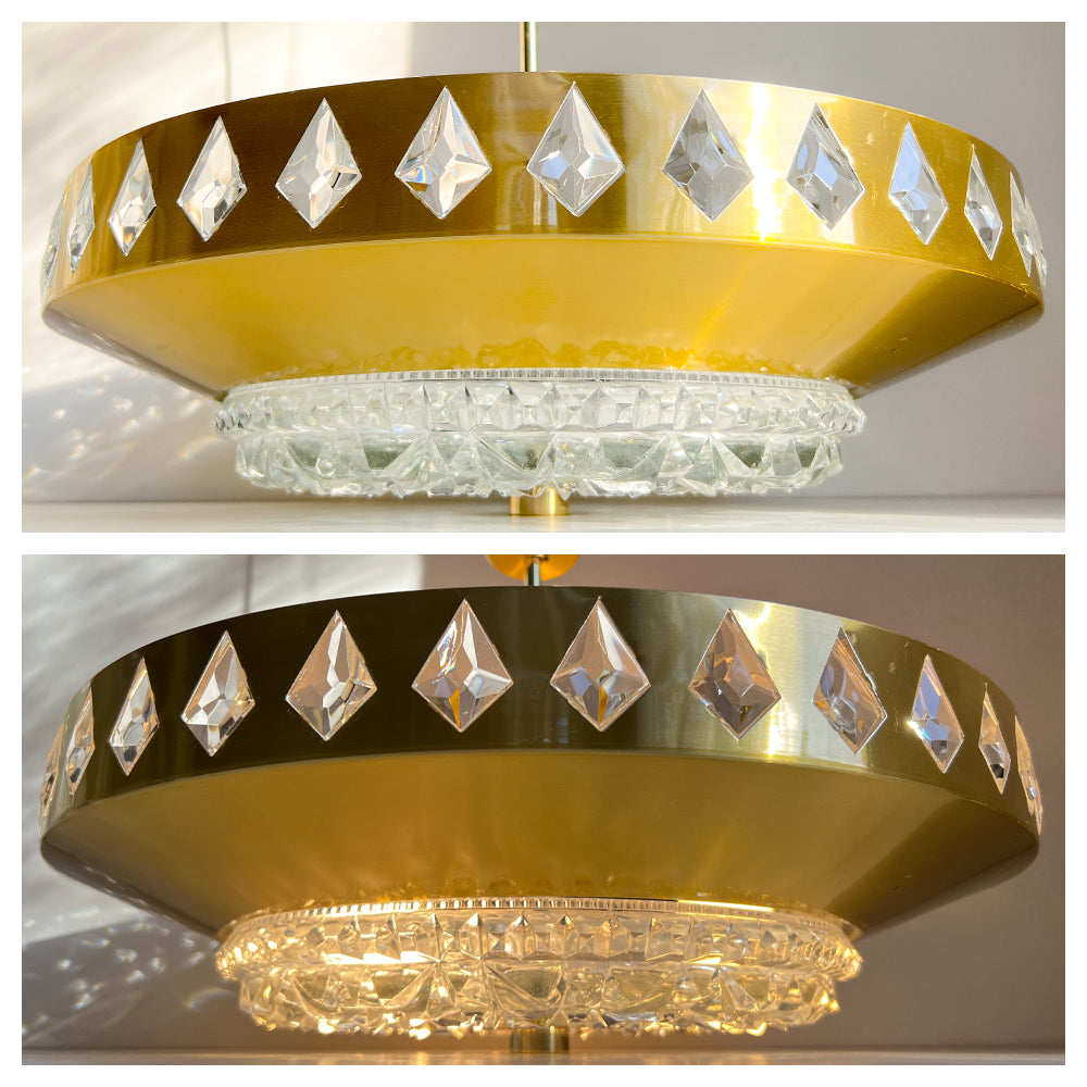Scandinavian_Brass_and_Crystal_Glass_Pendant_Lamp_by_Vitrika_and_Orrefors