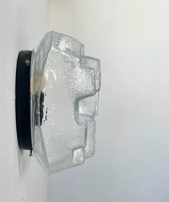 Vintage_Pressed_Bubble_Glass_Wall_Sconce,_France_1960s