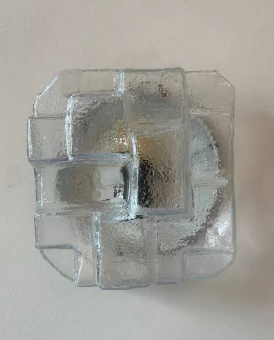 Vintage_Pressed_Bubble_Glass_Wall_Sconce,_France_1960s
