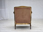 Vintage_Scandinavian_Armchair,_Oak_Frame_&_Textiles,_1940s_Denmark