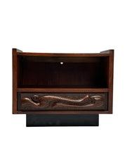 Vintage_Sculptural_Oceanic_Nightstand_by_Pulaski,_Walnut_&_Resin,_1960s,_USA