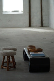 Vintage_Shanxi_Province,_Low_Console_Table_/_Bench_in_Elm_Wood_with_Scroll_Legs