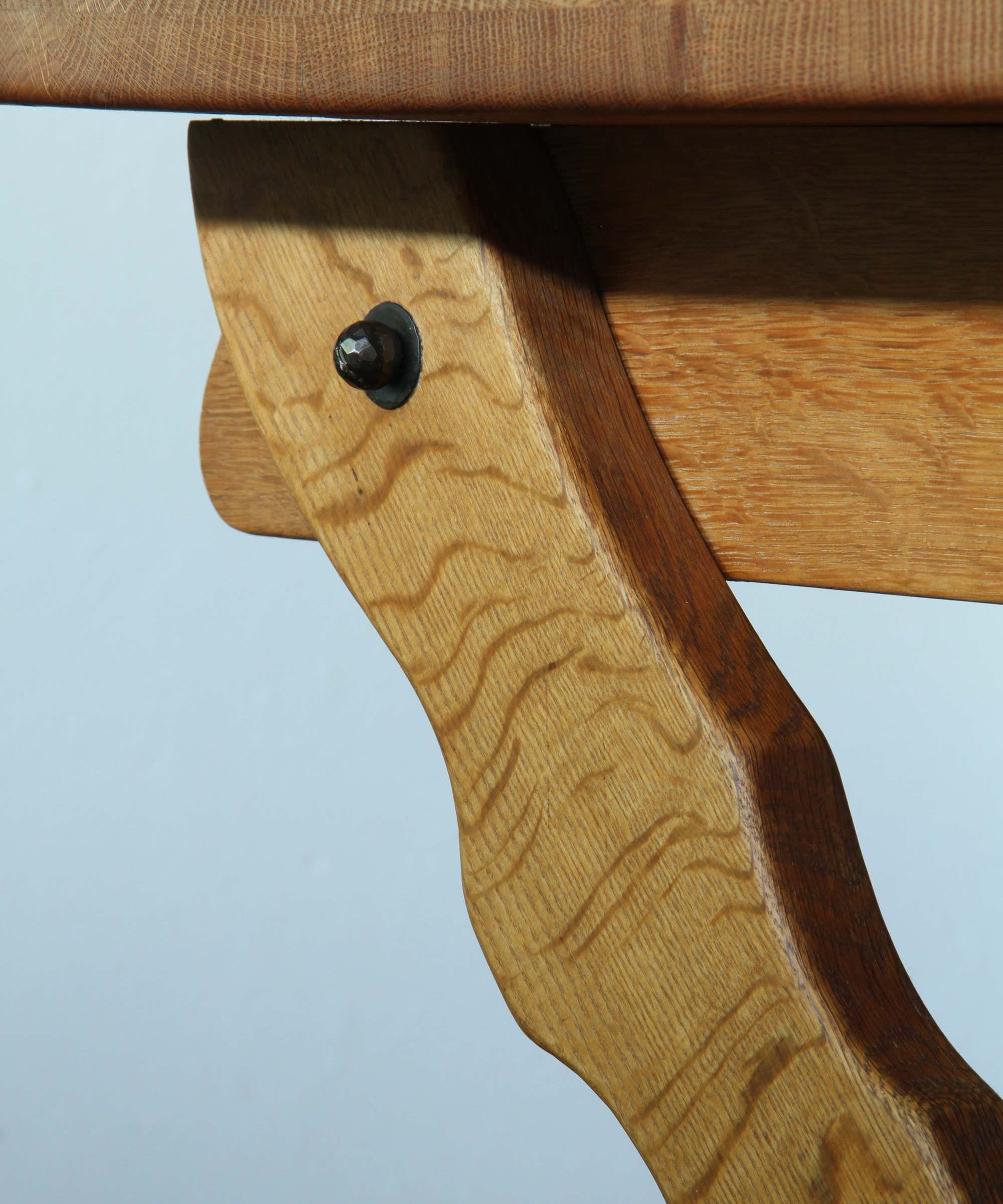 Danish_Solid_Oak_Writing_Desk_or_Small_Dining_Table,_Denmark,_1960s