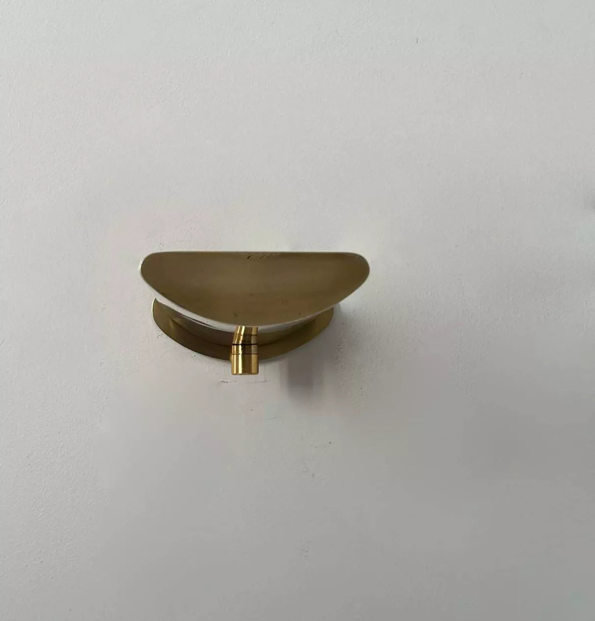 Vintage_Solid_Brass_Wall_Sconce_with_Dimmer,_France_1970s