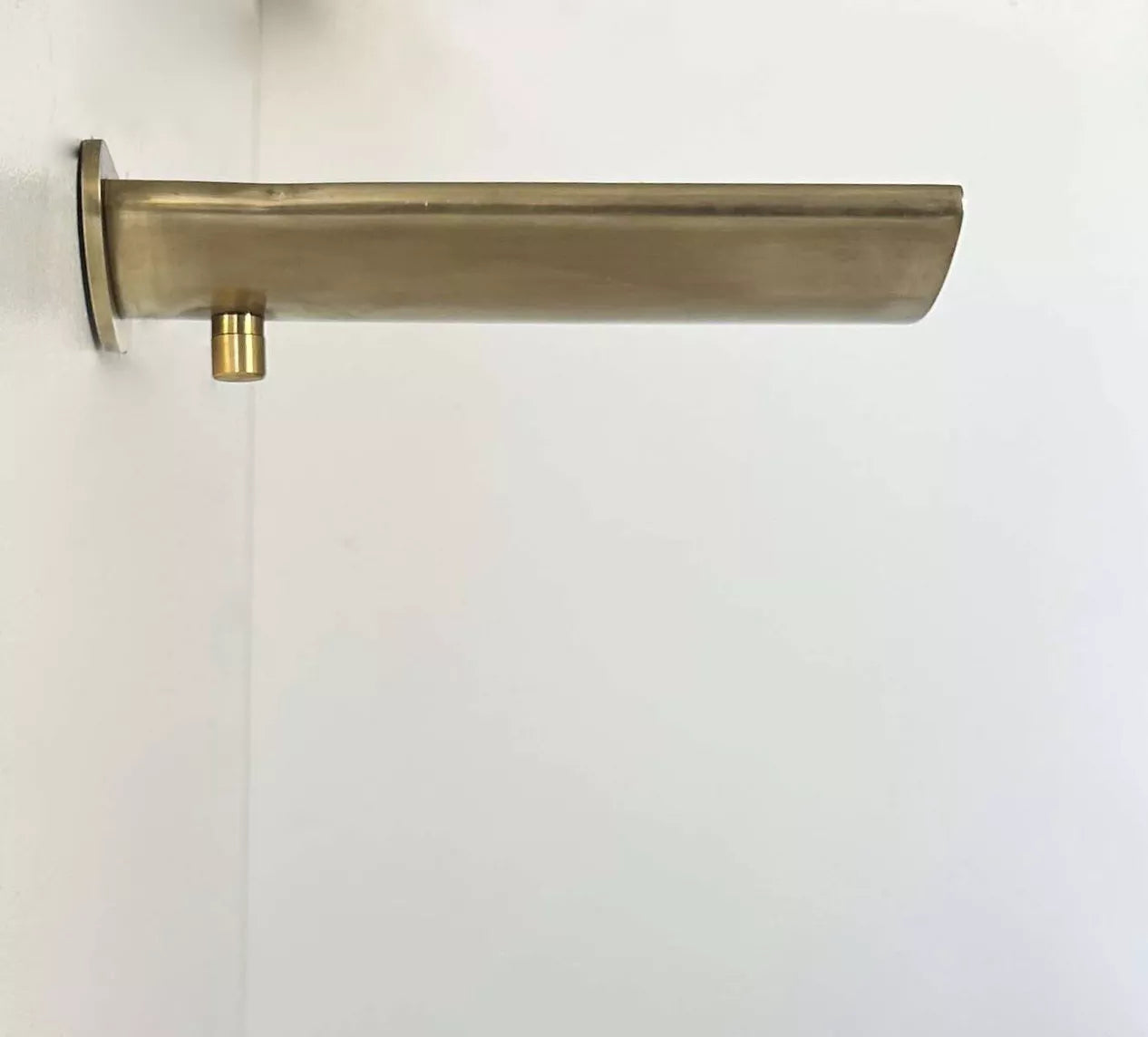Vintage_Solid_Brass_Wall_Sconce_with_Dimmer,_France_1970s