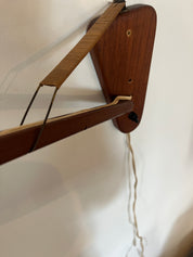 Temde_Leuchten_Adjustable_Teak_Wall_Lamp_with_Cord_Shade,_Germany,_1960s