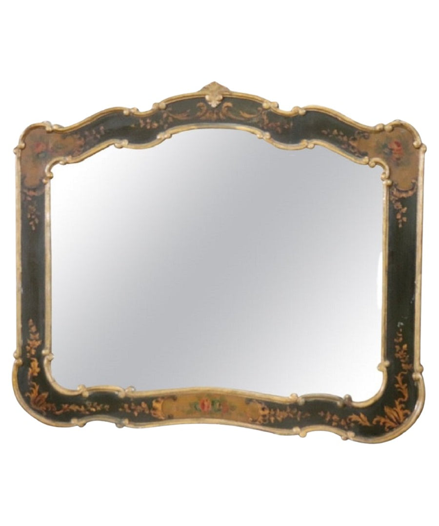 Vintage_Wall_Mirror_with_Lacquered_Wood_Frame