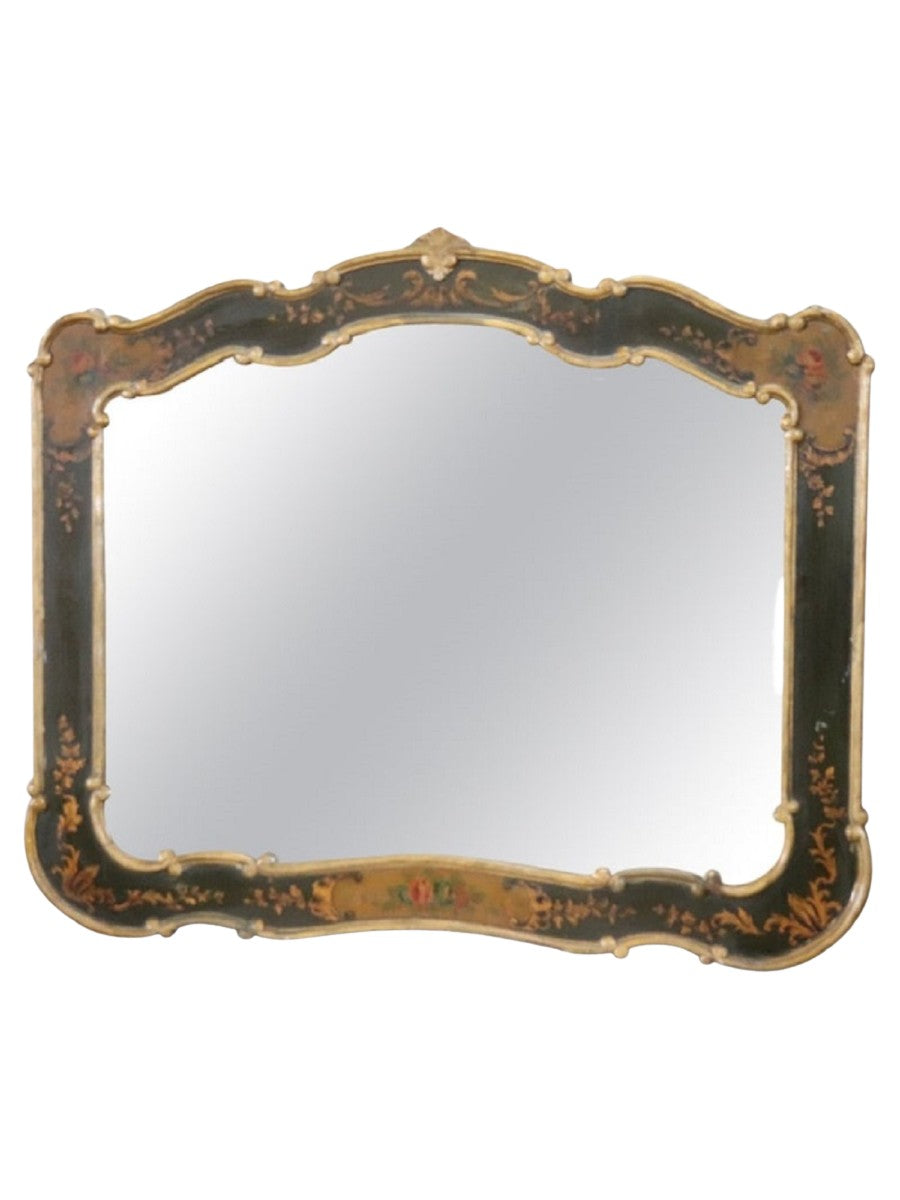 Vintage_Wall_Mirror_with_Lacquered_Wood_Frame
