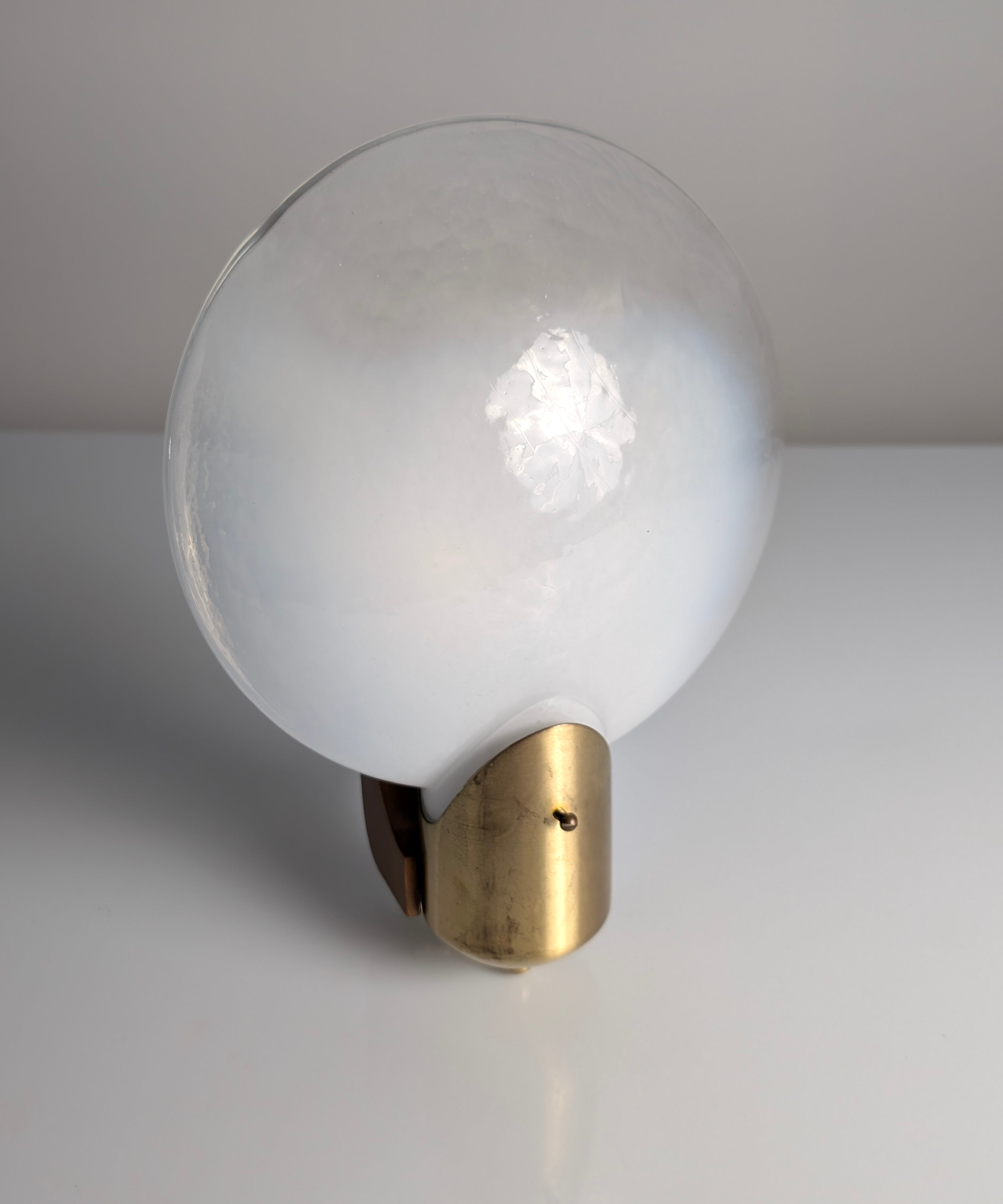 Vintage_Wood,_Brass_and_Two-Tone_Oval_Glass_Wall_Lamp,_Italy,_1970s