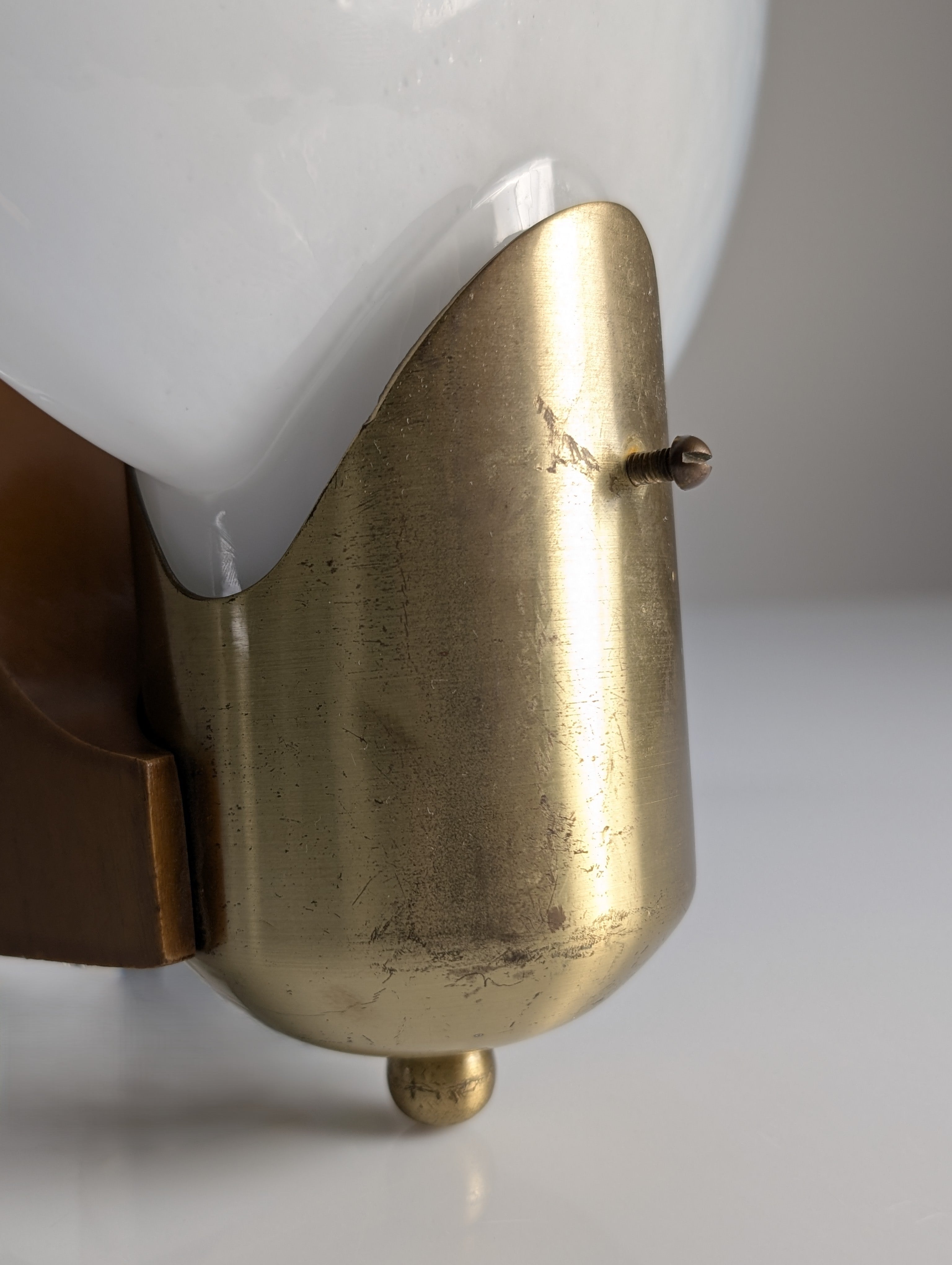 Vintage_Wood,_Brass_and_Two-Tone_Oval_Glass_Wall_Lamp,_Italy,_1970s