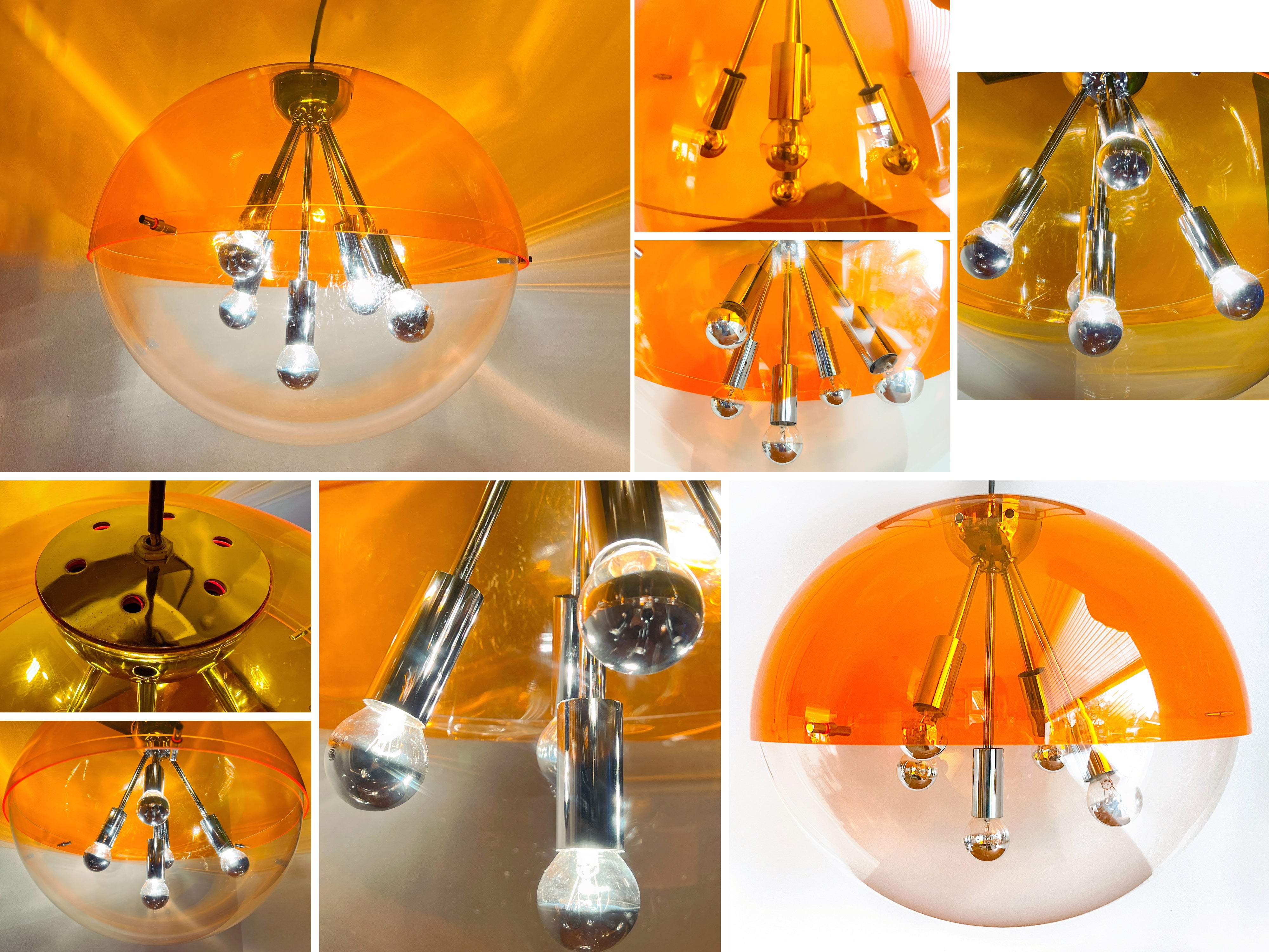 Space_Age_Orange_and_Chrome_Sputnik_Pendant_Lamp_by_RAAK_Amsterdam,_1960s–1970s