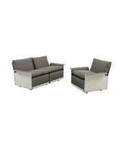 Vitsœ_620_Seating_Set_by_Dieter_Rams,_2-Seater_Sofa_and_Armchair,_Germany,_1960s