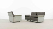 Vitsœ_620_Seating_Set_by_Dieter_Rams,_2-Seater_Sofa_and_Armchair,_Germany,_1960s