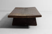 Wabi-Sabi_Antique_French_Coffee_Table_in_Solid_Wood,_Early_1900s