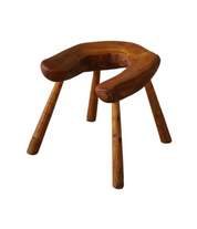 Wabi_Sabi_Stool_in_Solid_Pine,_1950s