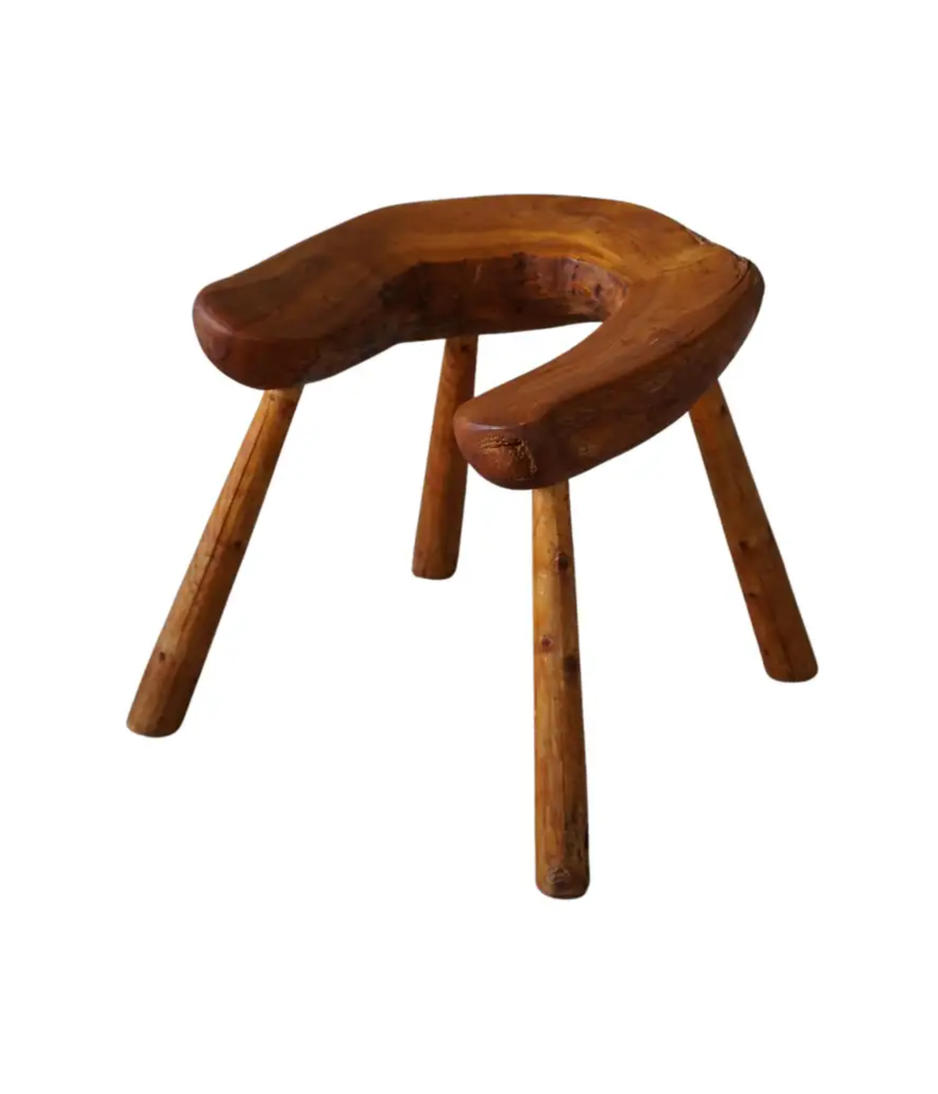 Wabi_Sabi_Stool_in_Solid_Pine,_1950s
