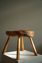 Wabi_Sabi_Stool_in_Solid_Pine,_1950s