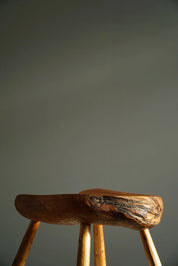Wabi_Sabi_Stool_in_Solid_Pine,_1950s