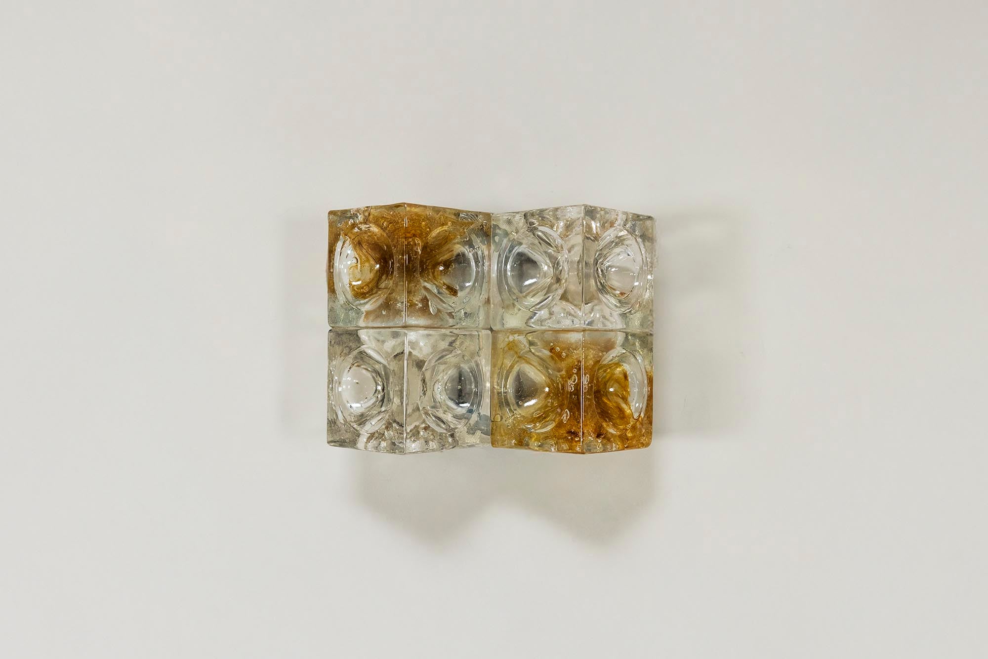 Amber_and_Cristallo_Glass_Wall_Applique_by_Poliarte,_1970s,_Italy